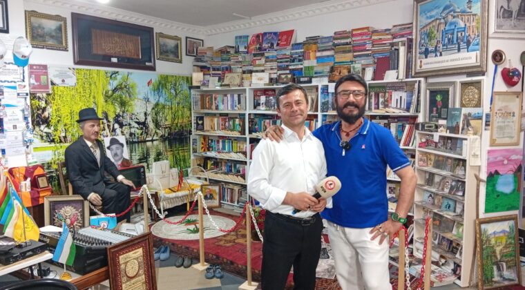 Sanatçı Hemşehrimiz Baybars’tan Haberin merkezine nezaket ziyareti.