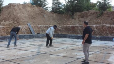 Pınarbaşı Mahallesi Taziye Evi ve Mahalle Konağı inşaatı başladı.