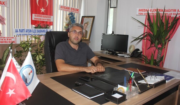KASKİ Afşin Şube Müdürlüğüne Hüseyin Çelik atandı.