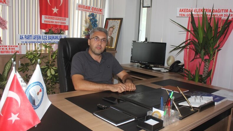 KASKİ Afşin Şube Müdürlüğüne Hüseyin Çelik atandı.