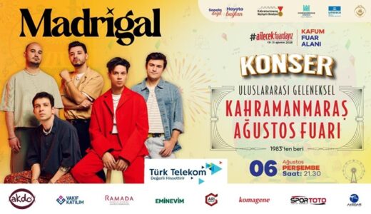 Madrigal, Perşembe Günü KAFUM’da Sahne Alacak.