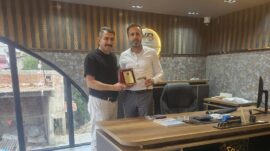 Afşin Avcılar Kulübünden İşadamı Yıldırım Başaran’a Teşekkür Plaketi!