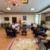 Merkez Yayın Grubundan Kaymakam Arslantürk’e “Hoşgeldin” ziyareti.