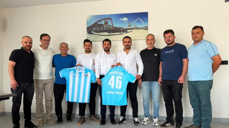 Afşin Spor Forma Göğüs Sponsoru Kıraç Beton Oldu!