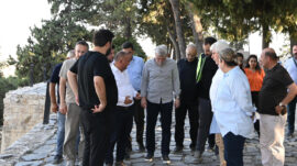 Başkan Görgel, Kahramanmaraş Kalesinde çalışmaları yerinde inceledi.