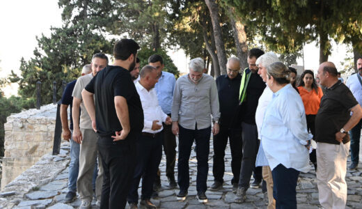 Başkan Görgel, Kahramanmaraş Kalesinde çalışmaları yerinde inceledi.