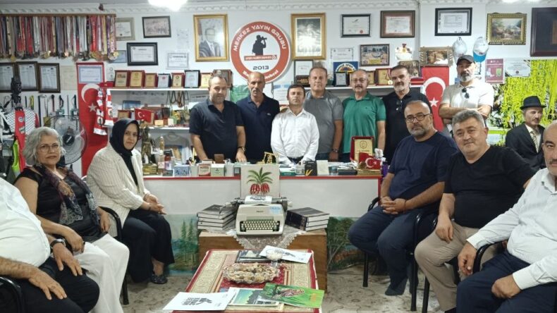 Haberin Merkezi Gurbetçi Dernek Başkanları ile Sanatçıları ağırladı.