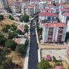 Afşin’de Atlas Caddesi’nin Asfaltı Büyükşehir’le Yenileniyor.