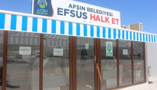 Afşin Belediyesi tarafından EFSUS HALK ET Hizmete Açıldı.