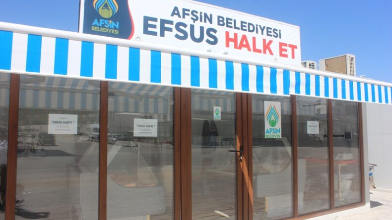 Afşin Belediyesi tarafından EFSUS HALK ET Hizmete Açıldı.