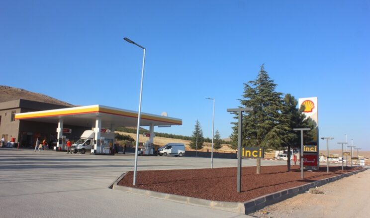 İNCİ SHELL PETROL İSTASYONU, SON SİSTEM TEKNOLOJİYLE HİZMETE BAŞLADI.