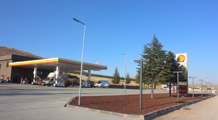 İNCİ SHELL PETROL İSTASYONU, SON SİSTEM TEKNOLOJİYLE HİZMETE BAŞLADI.