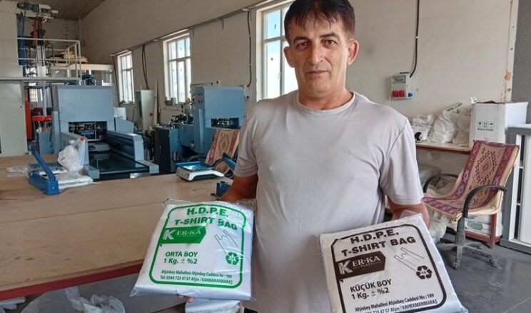 AFŞİN’DE ERKA MARKASIYLA POŞET ÜRETİMİ: HEM EKONOMİYE HEM İSTİHDAMA KATKI.