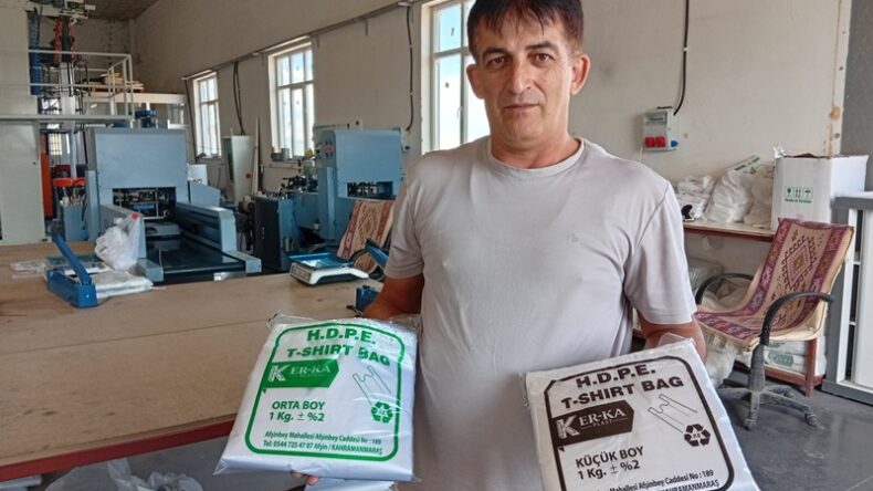AFŞİN’DE ERKA MARKASIYLA POŞET ÜRETİMİ: HEM EKONOMİYE HEM İSTİHDAMA KATKI.