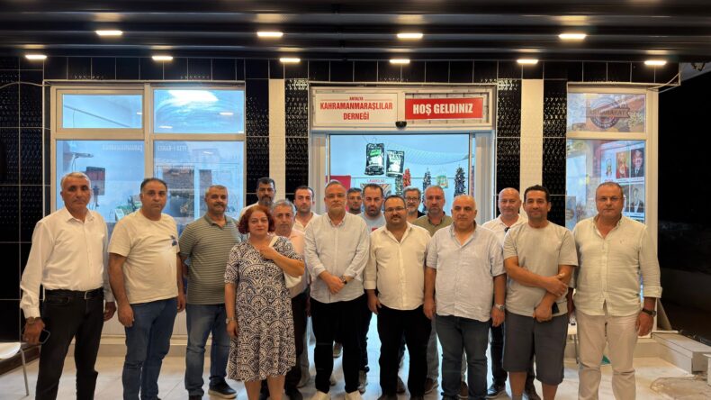 Başkan Adayı Reşat Güney’den Antalya Kahramanmaraşlılar Derneği’ne Ziyaret.