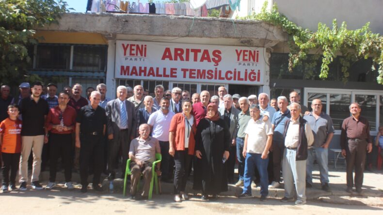 YENİ Parti Türkiye’de ilk Mahalle Temsilciliğini Afşin’e bağlı Arıtaş Mahallesinde açtı.
