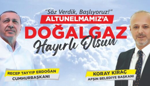 ALTUNELMA’DA DOĞALGAZ ÇALIŞMALARI DEVAM EDİYOR.