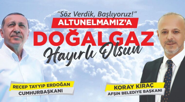 ALTUNELMA’DA DOĞALGAZ ÇALIŞMALARI DEVAM EDİYOR.