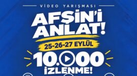 Anahtar Parti Afşin İlçe Başkanlığından “Afşin’i Anlat” Video Yarışması.