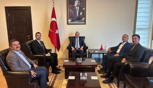 Anahtar Parti Afşin İlçe Başkanlığından Kaymakam Arslantürk’e ziyaret.