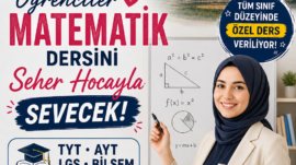 Afşin’de Öğrenciler Matematik Dersini Seher Hoca ile Sevecekler!