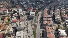 Büyükşehir’den Müftülük Meydanı’nda Ulaşımı Rahatlatacak Düzenleme.