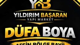 Düfa Boya’nın Bölge Bayiliği Yıldırım Başaran Yapı Market’te.