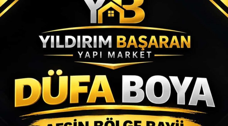 Düfa Boya’nın Bölge Bayiliği Yıldırım Başaran Yapı Market’te.
