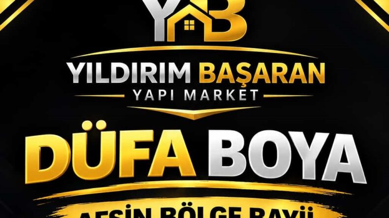 Düfa Boya’nın Bölge Bayiliği Yıldırım Başaran Yapı Market’te.