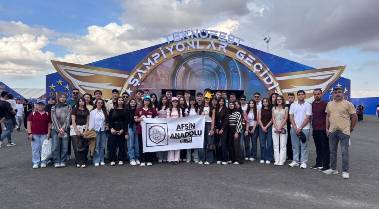 AFŞİN ANADOLU LİSESİ TEKNOFEST’TE!