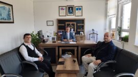 GÖNÜLDER’den Ali Temel’e hayırlı olsun ziyareti.